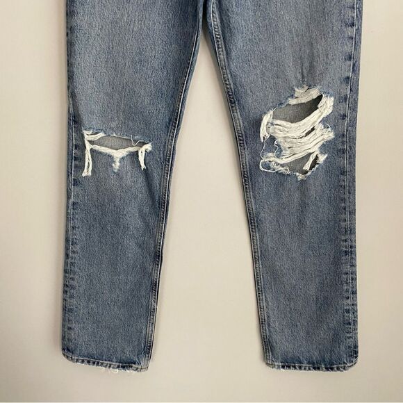 AGOLDE Lana Mid Rise Vintage Straight Jean in Backdrop Size 24 NWT - Picture 3 of 11